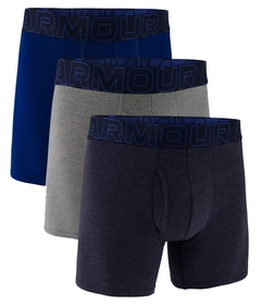 Bokserki męskie UNDER ARMOUR granatowe - 3 PAK Performance 6in
