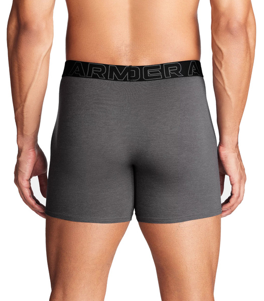 Bokserki męskie UNDER ARMOUR Szare - 3 PAK Performance 6in