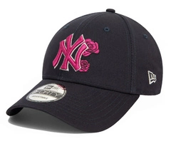 Czapka z daszkiem NEW ERA NY Yankees Flower Icon 9FORTY granatowa