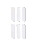 Skarpety długie NIKE 6-PAK Everyday Plus Cushioned Białe Dri-FIT