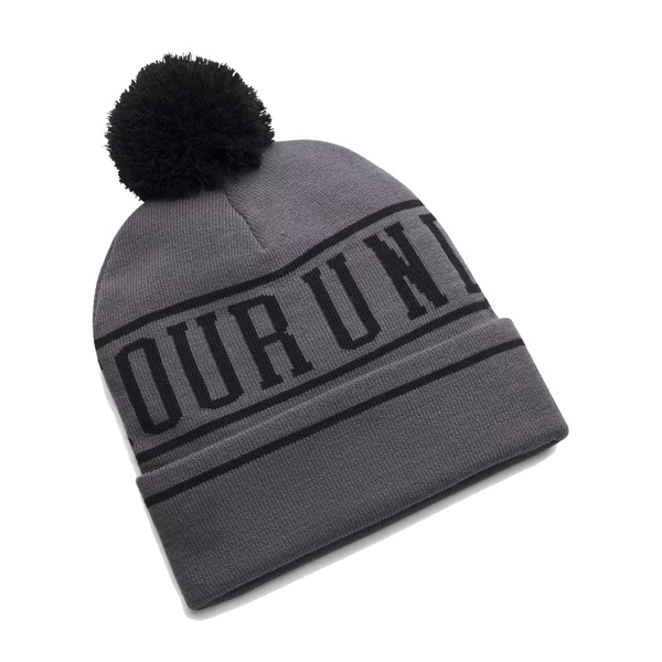 Czapka zimowa Under Armour Halftime Pom Beanie Szara