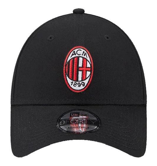 Czapka z daszkiem NEW ERA AC Milan 9FORTY czarna