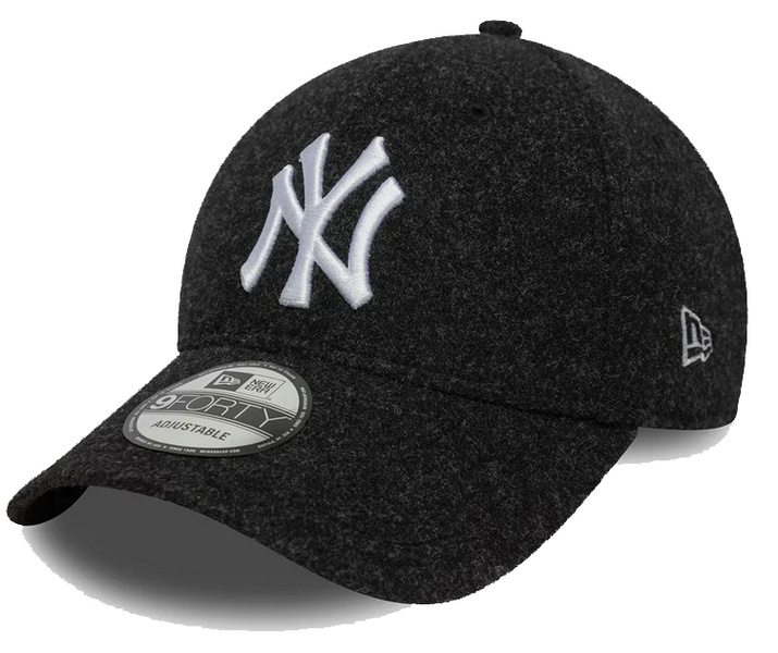 Czapka z daszkiem NEW ERA NYY Melton Wool 9FORTY czarna