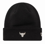 Czapka zimowa NEW ERA Chicago Bulls Metallic Pin Cuff Beanie czarna