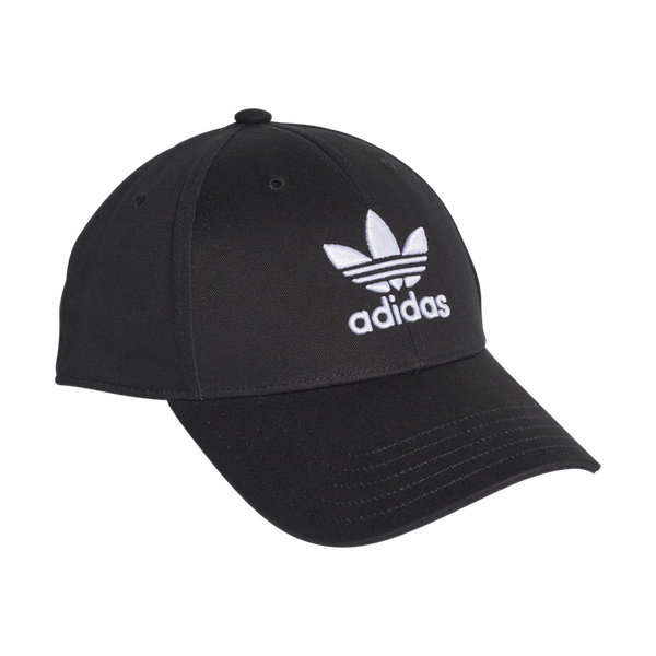 Czarna czapka z daszkiem ADIDAS Classic Trefoil ORIGINALS bejsbolówka