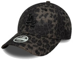 Czapka z daszkiem NEW ERA damska LA Dodgers Cosy Leopard 9FORTY czarna