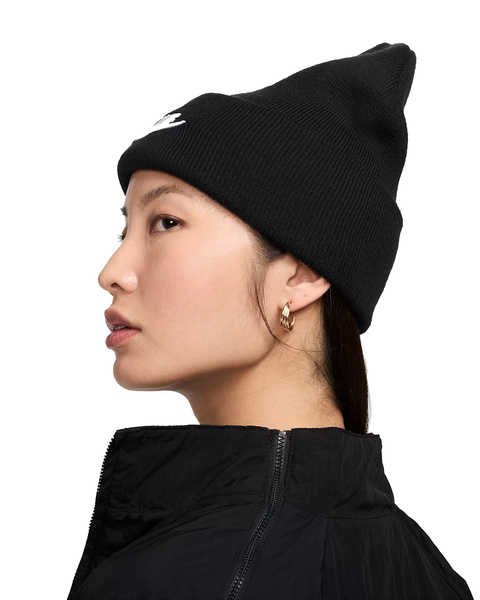 Czapka zimowa NIKE Futura Peak Wyszywane logo Czarna