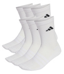 Skarpety ADIDAS męskie CUSHIONED CREW 6-Pak białe