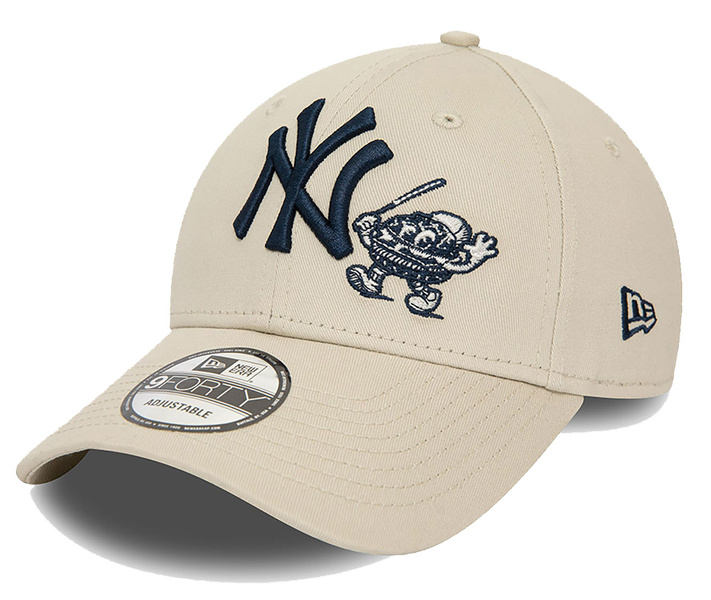 Czapka z daszkiem NEW ERA NY Yankees Food Character 9FORTY beżowa