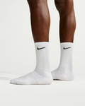 Skarpety długie NIKE Everyday Cushion Crew 6 pak BIAŁE Sportowe