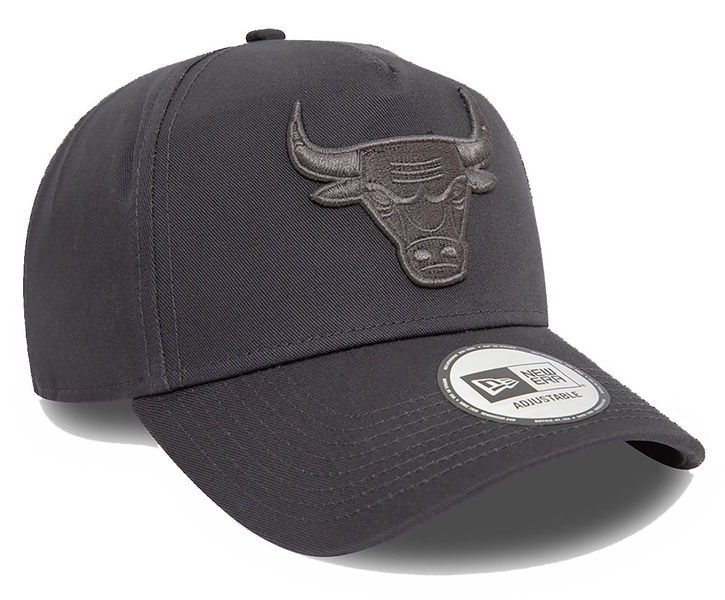 Czapka z daszkiem NEW ERA Chicago Bulls NBA szara 9FORTY E-Frame 