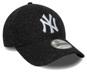 Czapka z daszkiem NEW ERA NYY Melton Wool 9FORTY czarna