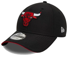 Czapka NEW ERA z daszkiem Chicago Bulls Microfibre 9FORTY Czarna