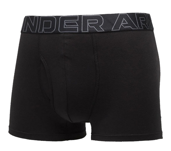 Bokserki męskie UNDER ARMOUR Czarne/Khaki - 3 PAK Performance