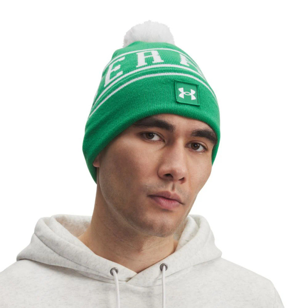 Czapka zimowa Under Armour Halftime Pom Beanie Zielona