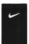 Skarpety długie NIKE 6-PAK Everyday Plus Cushioned Czarne Dri-FIT