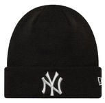 Czapka zimowa NEW ERA NY Yankees MLB Metallic Cuff Knit Beanie czarna 