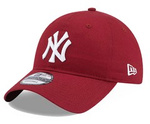 Czapka z daszkiem NEW ERA NYY League Essential Cap bordowa
