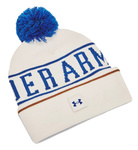 Czapka zimowa Under Armour Halftime Pom Beanie biała