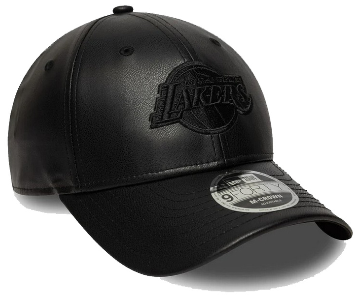 Czapka z daszkiem NEW ERA LA Lakers PU 9FORTY M-Crown czarna