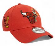 Czapka z daszkiem NEW ERA Chicago Bulls Flower Icon Copper 9FORTY  