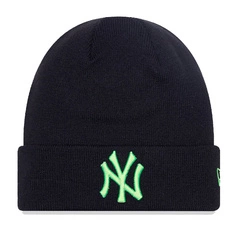 Czapka zimowa NEW ERA NYY Neon League Ess. Cuff Knit Beanie czarna