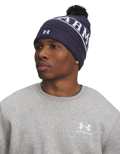 Czapka zimowa Under Armour Halftime Pom Beanie Granatowa
