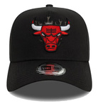 Czapka z daszkiem NEW ERA Chicago Bulls NBA Flame Black 9FORTY 