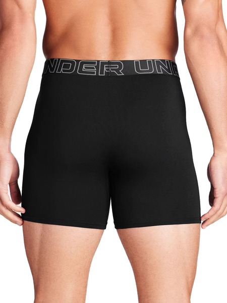 Bokserki męskie UNDER ARMOUR Czarne - 3 PAK Performance 6in