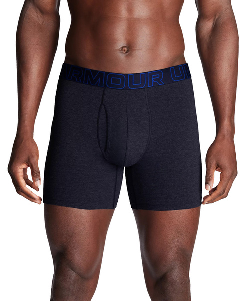 Bokserki męskie UNDER ARMOUR granatowe - 3 PAK Performance 6in