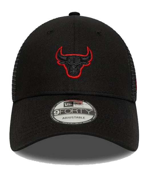 Czapka Trucker NEW ERA z daszkiem NBA Chicago Bulls 9FORTY czarna