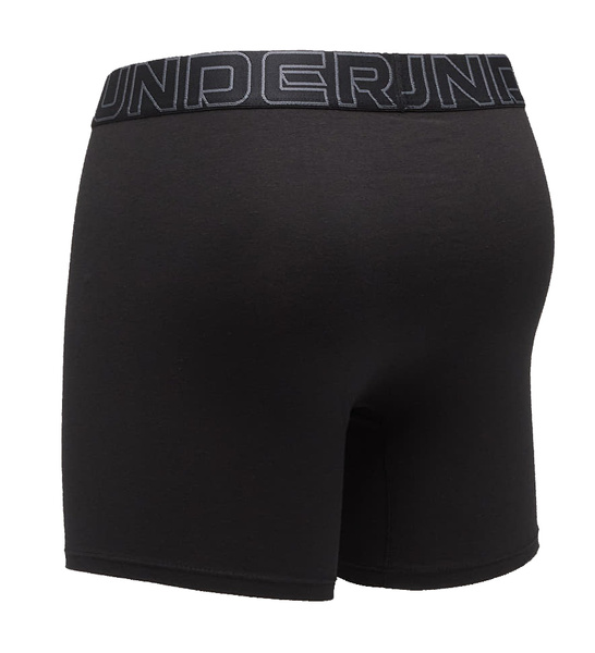 Bokserki męskie UNDER ARMOUR Czarne/Khaki - 3 PAK Performance