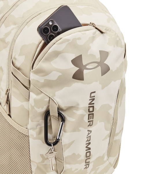 Plecak sportowy UNDER ARMOUR Szkolny Hustle 6.0 beż moro 29L