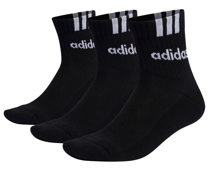 Skarpety ADIDAS męskie 3-Stripes Linear Half-Crew Cushioned 3PACK