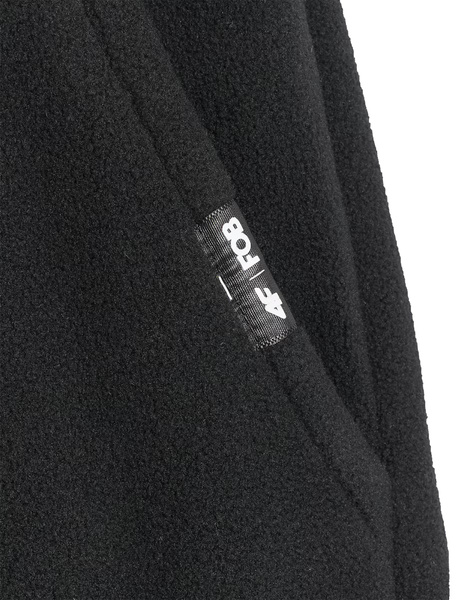 Spodnie dresowe 4F polarowe Sportowe męskie czarne