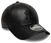 Czapka z daszkiem NEW ERA NYY MLB PU Black 9FORTY M-Crown czarna