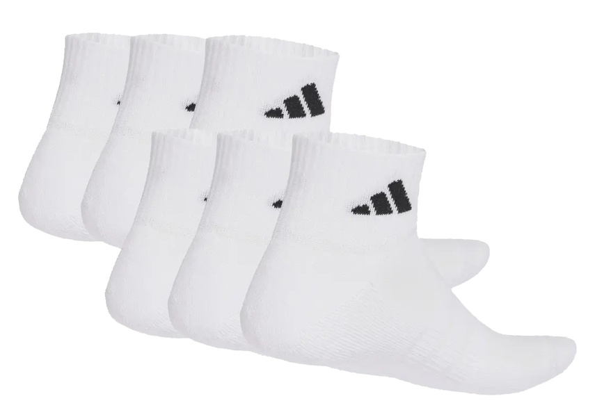 Skarpety adidas Ankle Białe Męskie 6-pak / 6 par