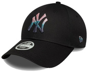 Czapka z daszkiem NEW ERA damska NYY MLB Metallic Logo 9FORTY czarna
