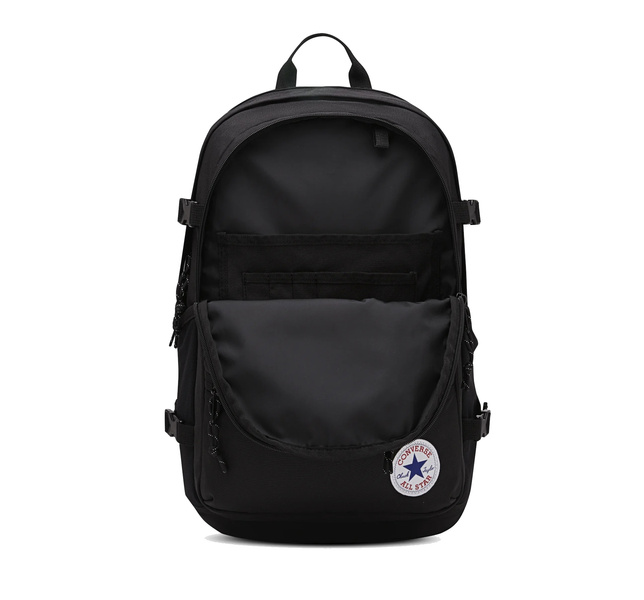 Plecak szkolny CONVERSE Straight Edge Sportowy 26L Czarny