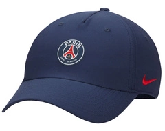 Czapka bejsbolówka NIKE Dri-Fit z daszkiem PSG Club granatowa r M/L