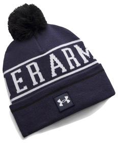 Czapka zimowa Under Armour Halftime Pom Beanie Granatowa