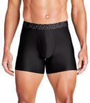 Bokserki męskie UNDER ARMOUR Czarne - 3 PAK Performance Tech 6in