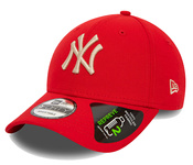 Czapka z daszkiem NEW ERA NYY MLB Repreve Red 9FORTY czerwona