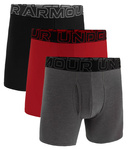 Bokserki męskie UNDER ARMOUR Szare - 3 PAK Performance 6in