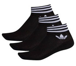 Skarpety ADIDAS Trefoil Ankle Socks 3 pary czarne