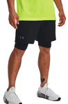 Spodenki męskie UNDER ARMOUR Sportowe UA Vanish Woven 2w1 czarne