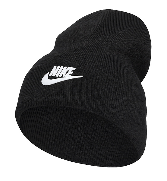 Czapka zimowa NIKE Futura Peak Wyszywane logo Czarna