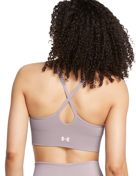 Stanik sportowy Under Armour Vanish Seamless Low szary 