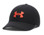 Czapka Under Armour z daszkiem BLITZING ADJ CAP męska Czarna Orange