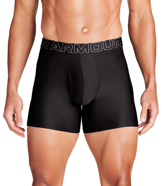 Bokserki męskie UNDER ARMOUR Czarne - 3 PAK Performance Tech 6in